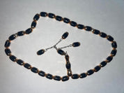 Tasbeeh/Tasbih- Metallic Plastic Pill-Shape