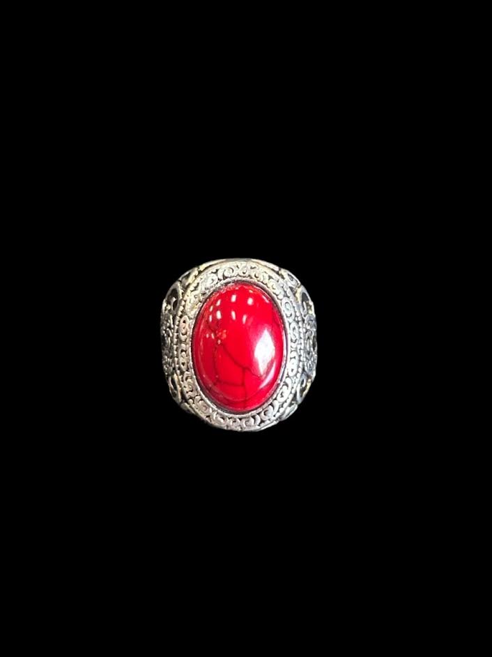 Men's Rings Size 10 (Red)
