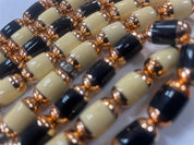 Tasbeeh/Tasbih- Metallic Plastic Pill-Shape