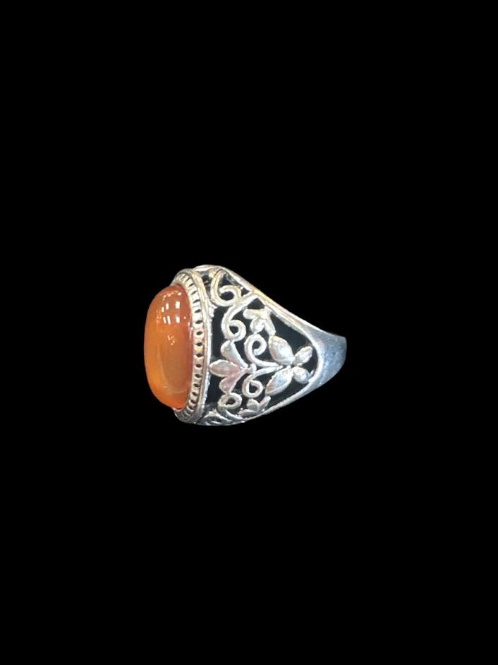 Men's Ring Size 10 (Orange)