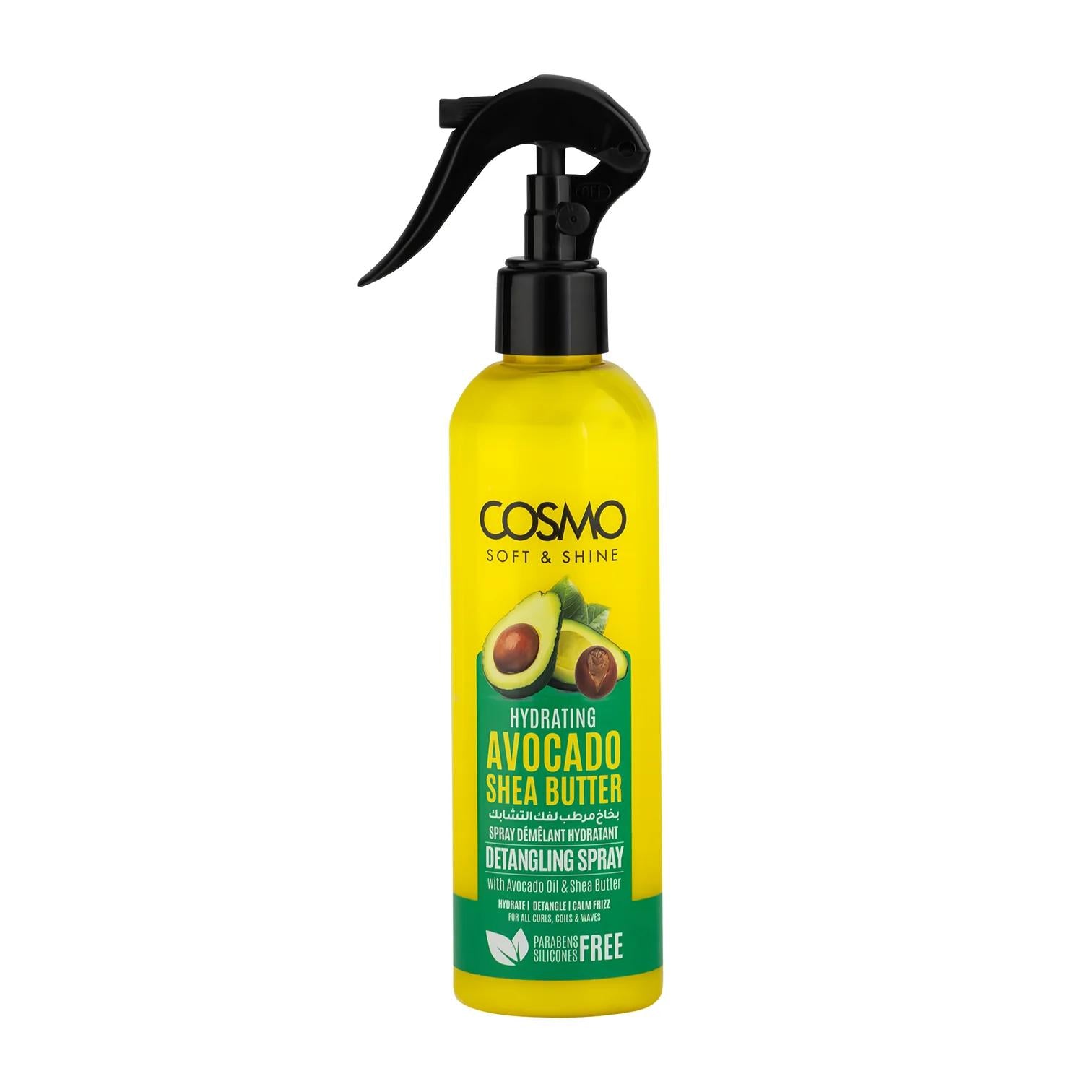 Cosmo Soft & Shine Avocado & Shea Butter Detangling Spray 250ml