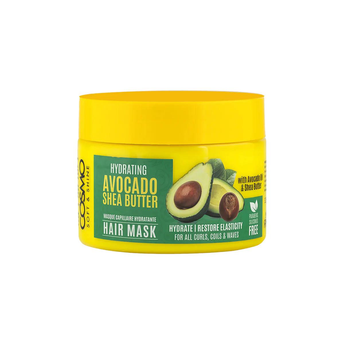 Cosmo Soft & Shine Avocado & Shea Butter Hair Mask 325gm