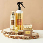 Hamidi Natural Amber 4pcs Gift Set- : A/F 480ML + 50GM Muattar + 100ML EDP + 12ML CPO