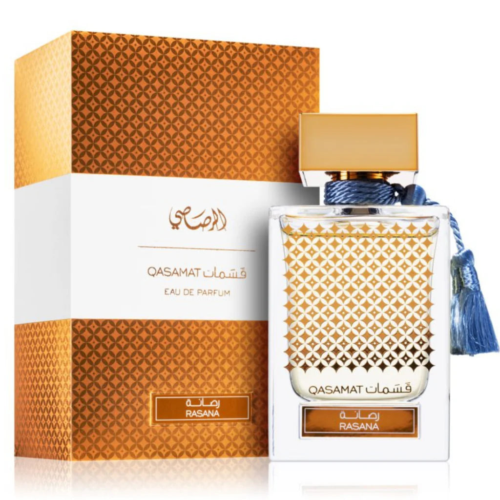 Qasamat EDP (100ml) perfume spray by Rasasi