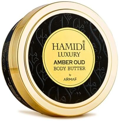 Luxury Amber Oud Body Butter 250ml by Hamidi