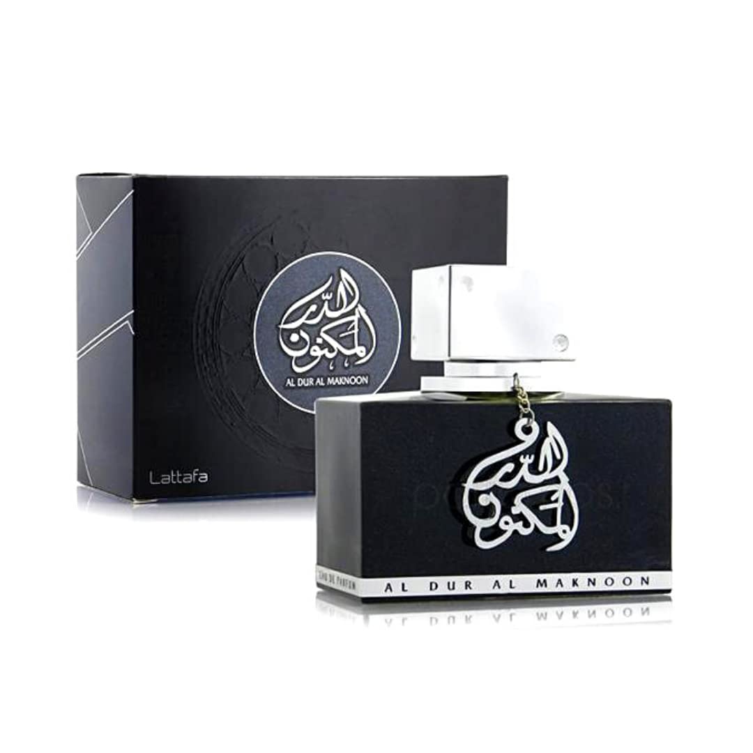 Al Dur Al Maknoon Silver EDP (100ml) spray perfume by Lattafa | Khan El Khalili