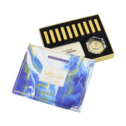 Velvet Oud Luxury 10pcs stick Bakhoor Set With Crystal Base by Hamidi