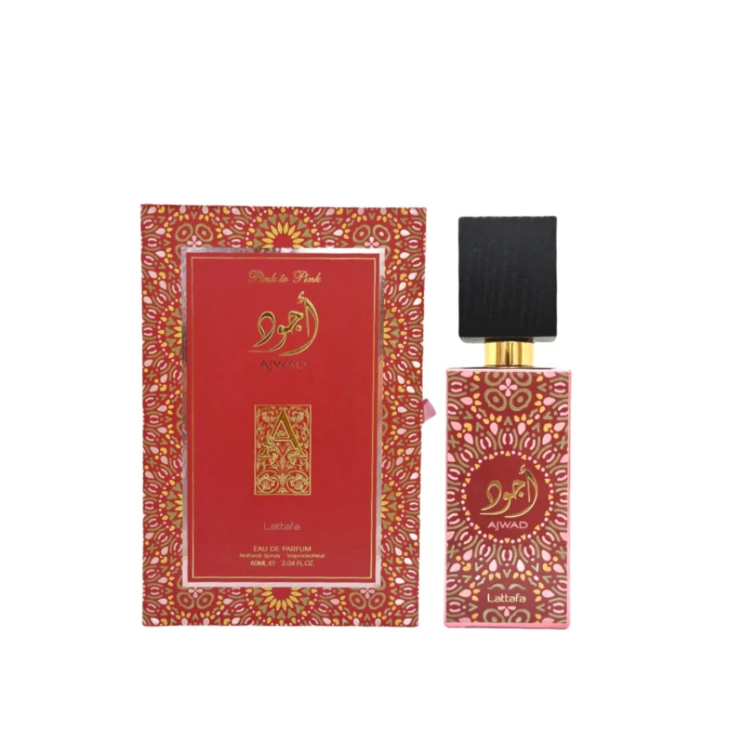 Ajwad Pink to Pink EDP (100ml) perfume spray by Lattafa | Khan El Khalili