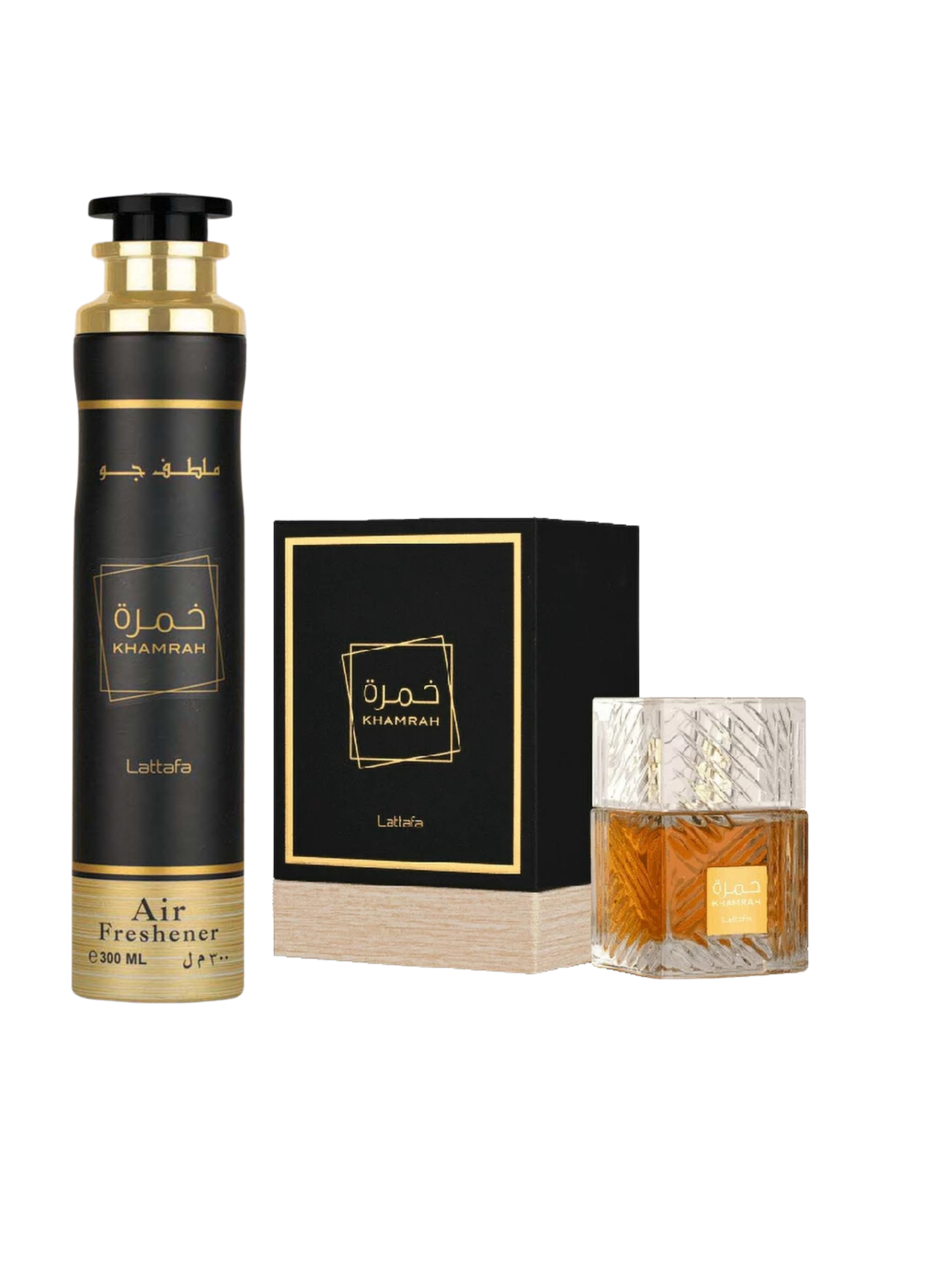Khamrah EDP (100ml) + Khamrah Air Freshener (300ml) Set