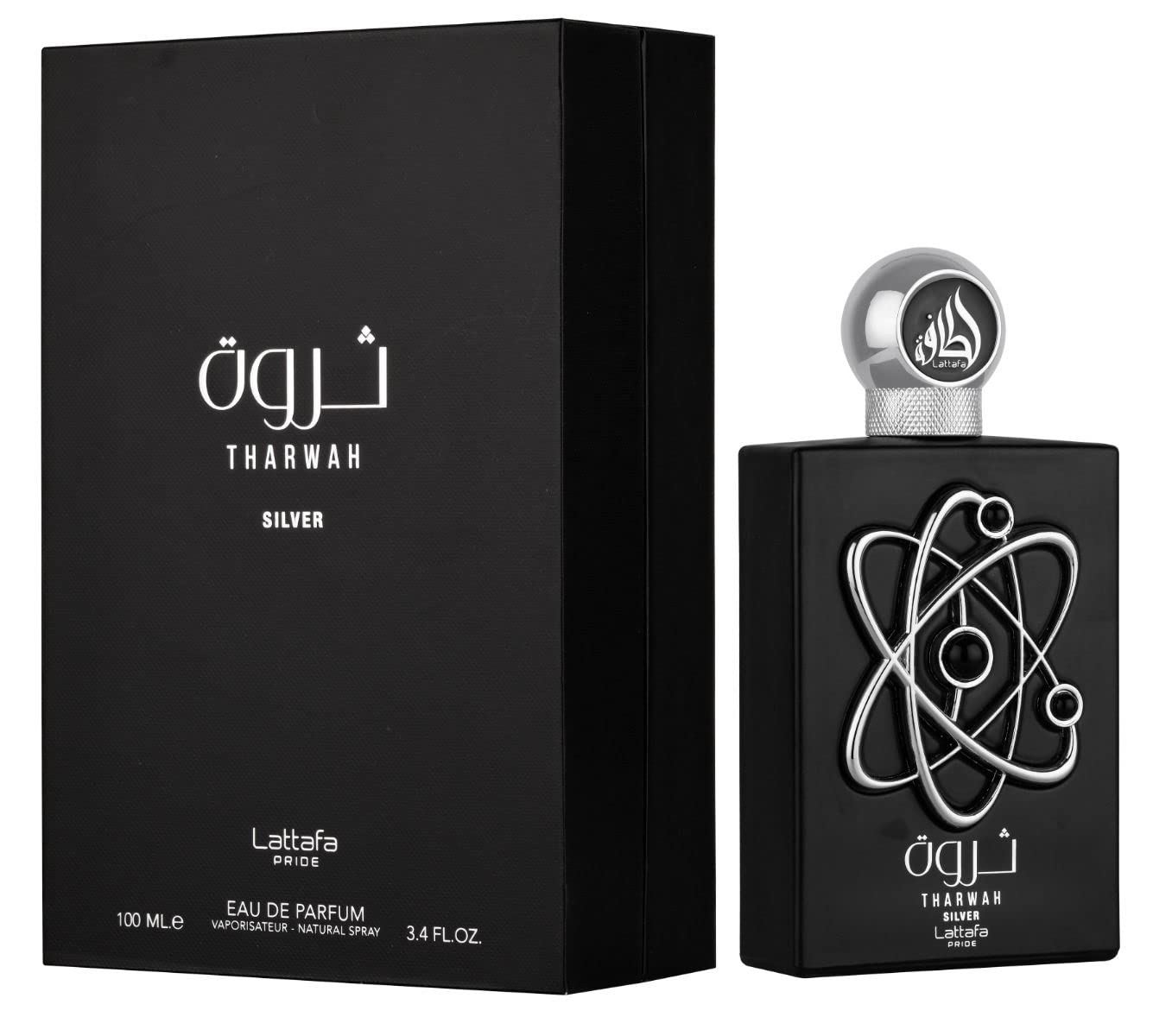 Tharwah Silver EDP (100ml) perfume spray by Lattafa | Khan El Khalili