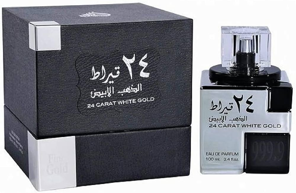 24 Carat White Gold EDP (100ml) spray perfume by Lattafa- Khan El Khalili
