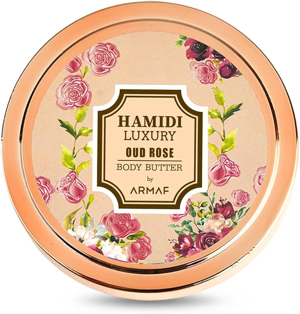 Luxury Rose Oud Body Butter 250ml by Hamidi