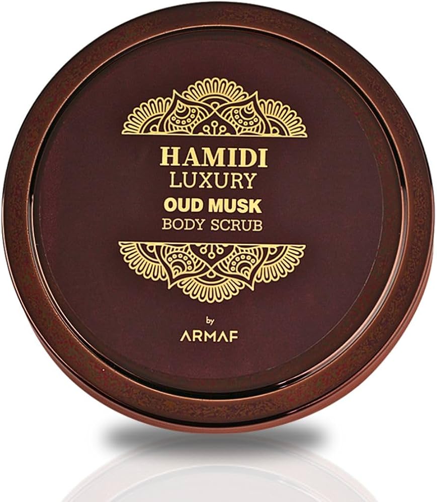 Luxury Oud Musk Body Scrub 250ml by Hamidi