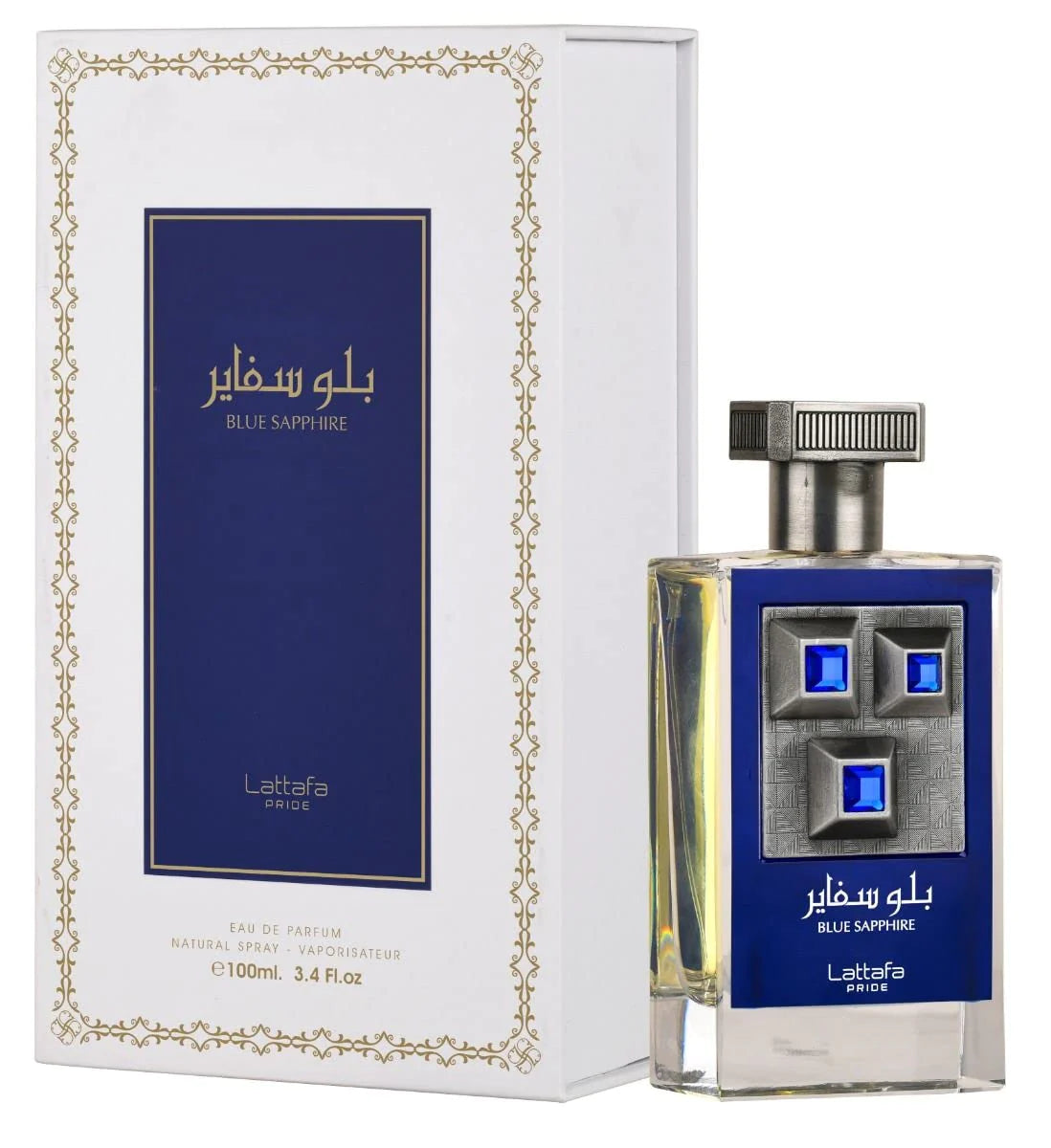 Blue Sapphire EDP (100ml) spray perfume by Lattafa | Khan El Khalili