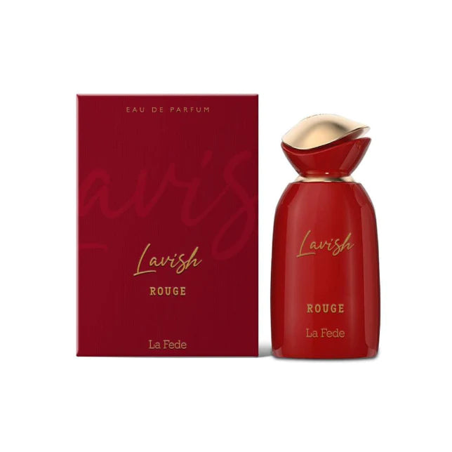 La Fede Lavish Rouge EDP (100ml) perfume spray by Khadlaj