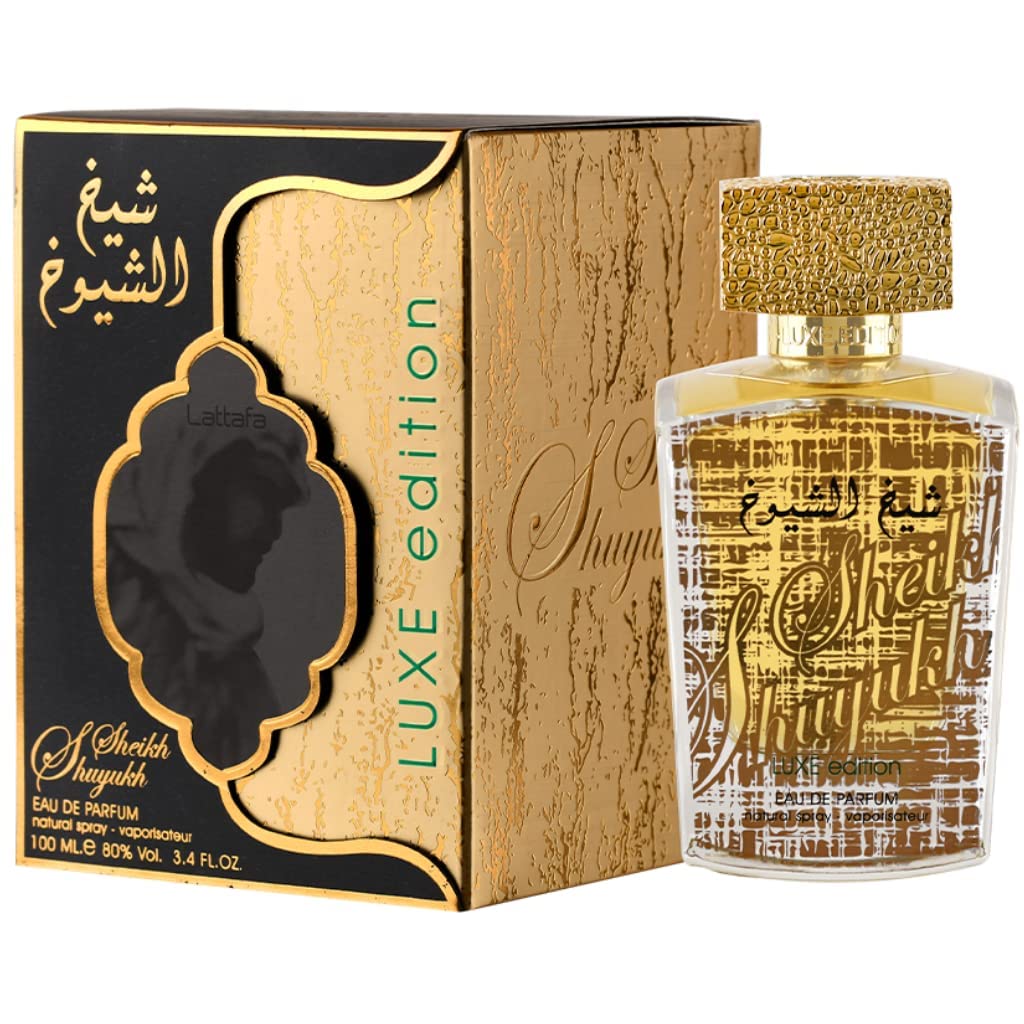 Sheikh Al Shuyukh Luxe Edition EDP (100ml) perfume spray by Lattafa | Khan El Khalili