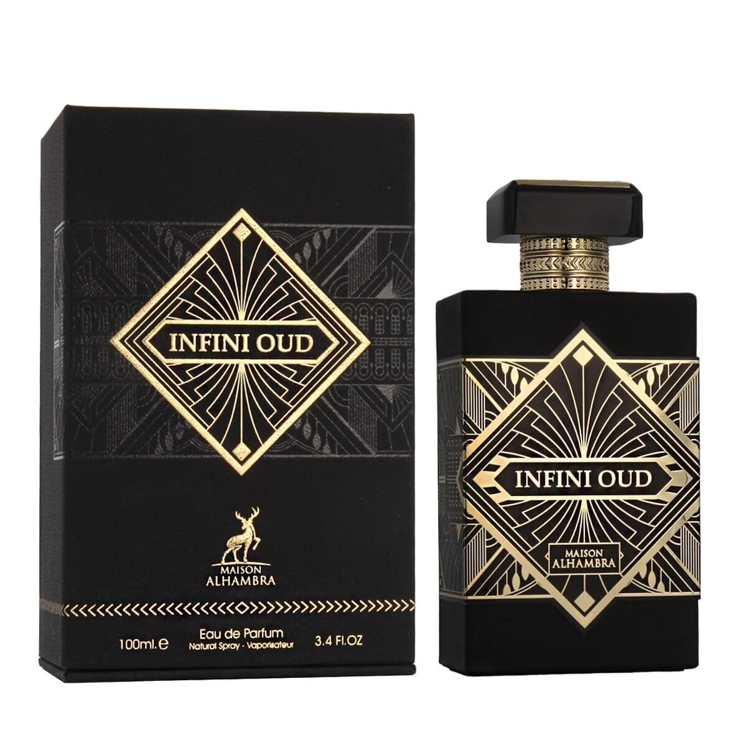Infini Oud EDP (100ml) spray perfume by Lattafa (Maison Alhambra) | Khan El Khalili