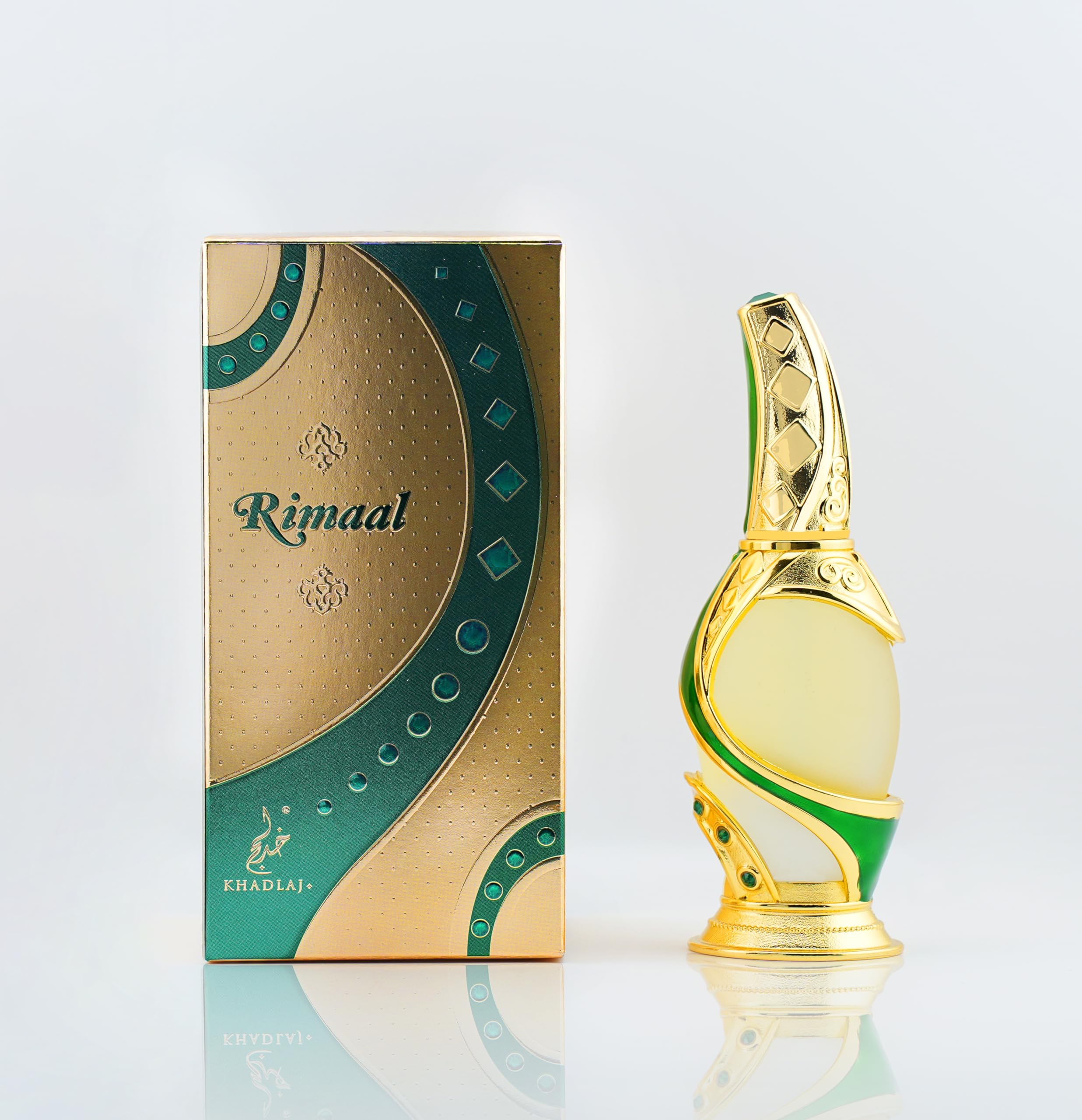 Rimaal Green CPO (15ml) perfume oil by Khadlaj