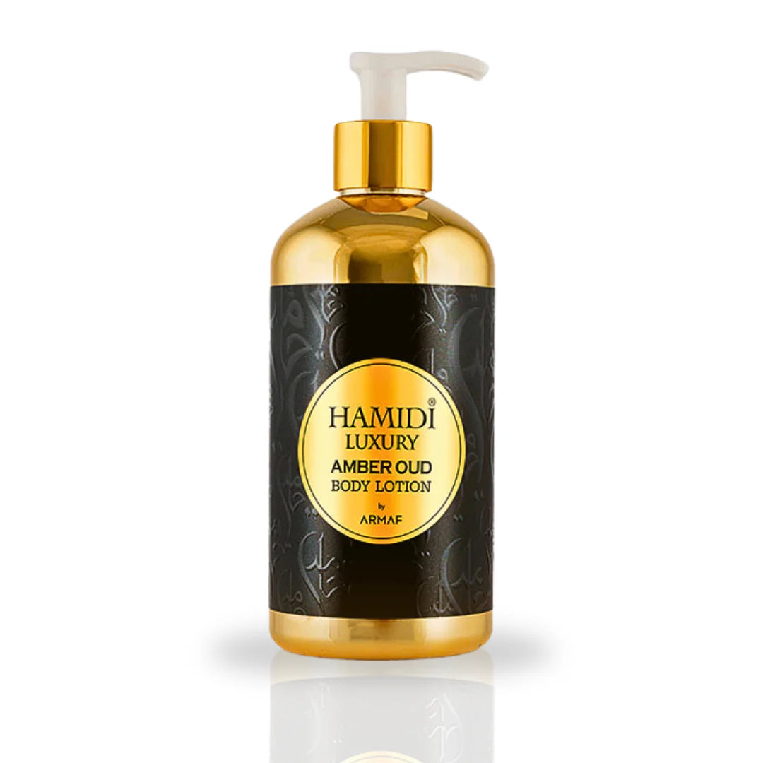Luxury Amber Oud Body Lotion 500ml by Hamidi
