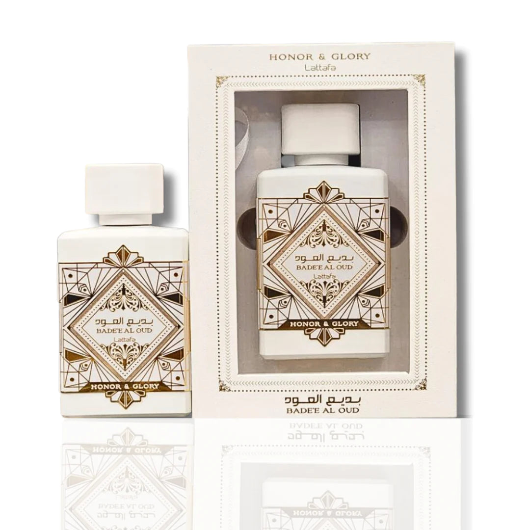Badee Al Oud Honor and Glory EDP (100ml) spray perfume by Lattafa | Khan El Khalili