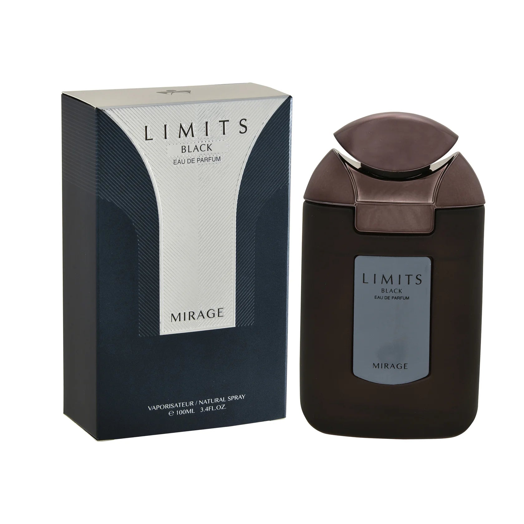 Limits Black EDP (100ml) spray perfume by Mirage Perfumes