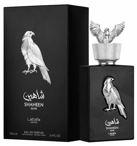 Shaheen Silver EDP (100ml) perfume spray by Lattafa | Khan El Khalili