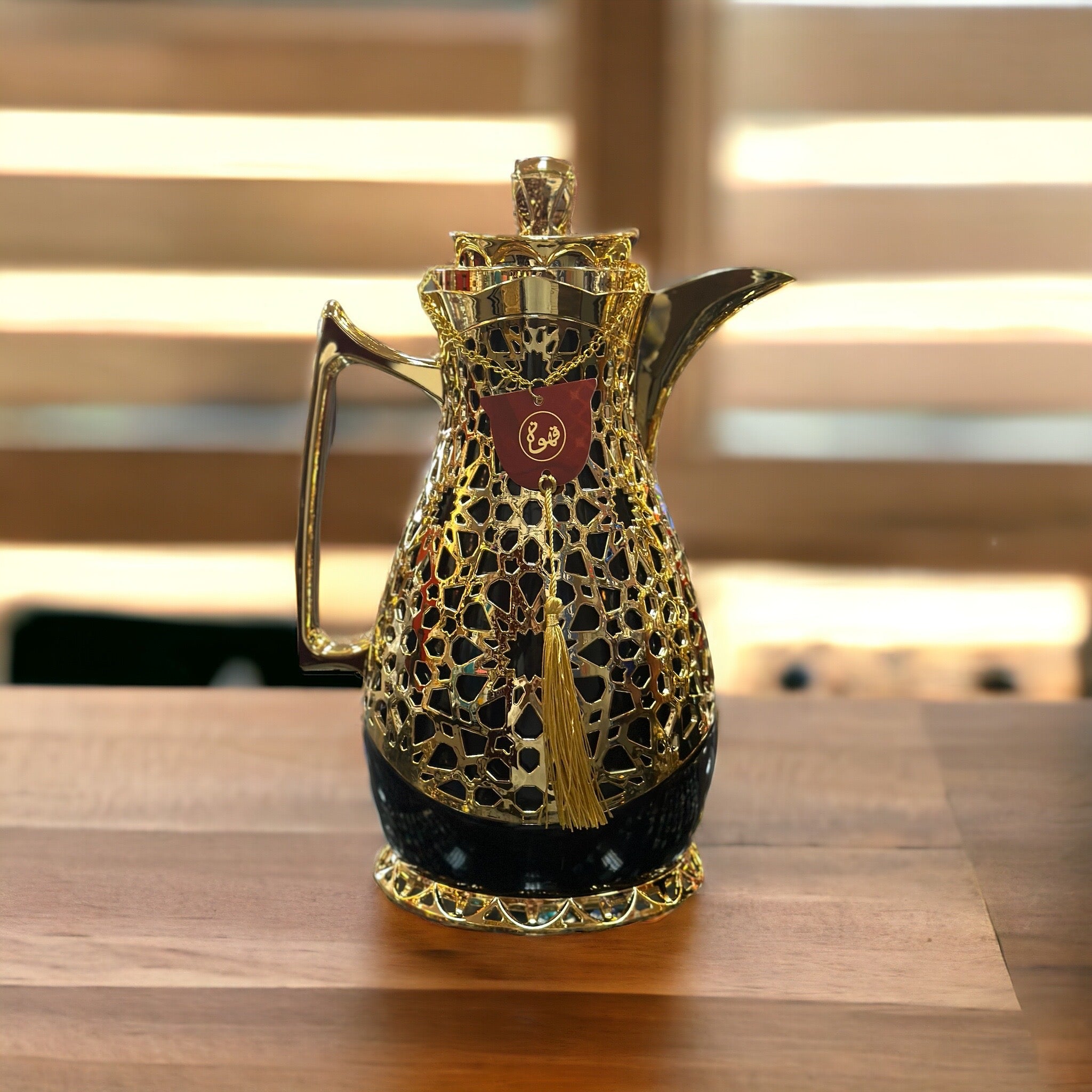 Rosette Arabesque Thermos Pitcher Teapot (1L) set