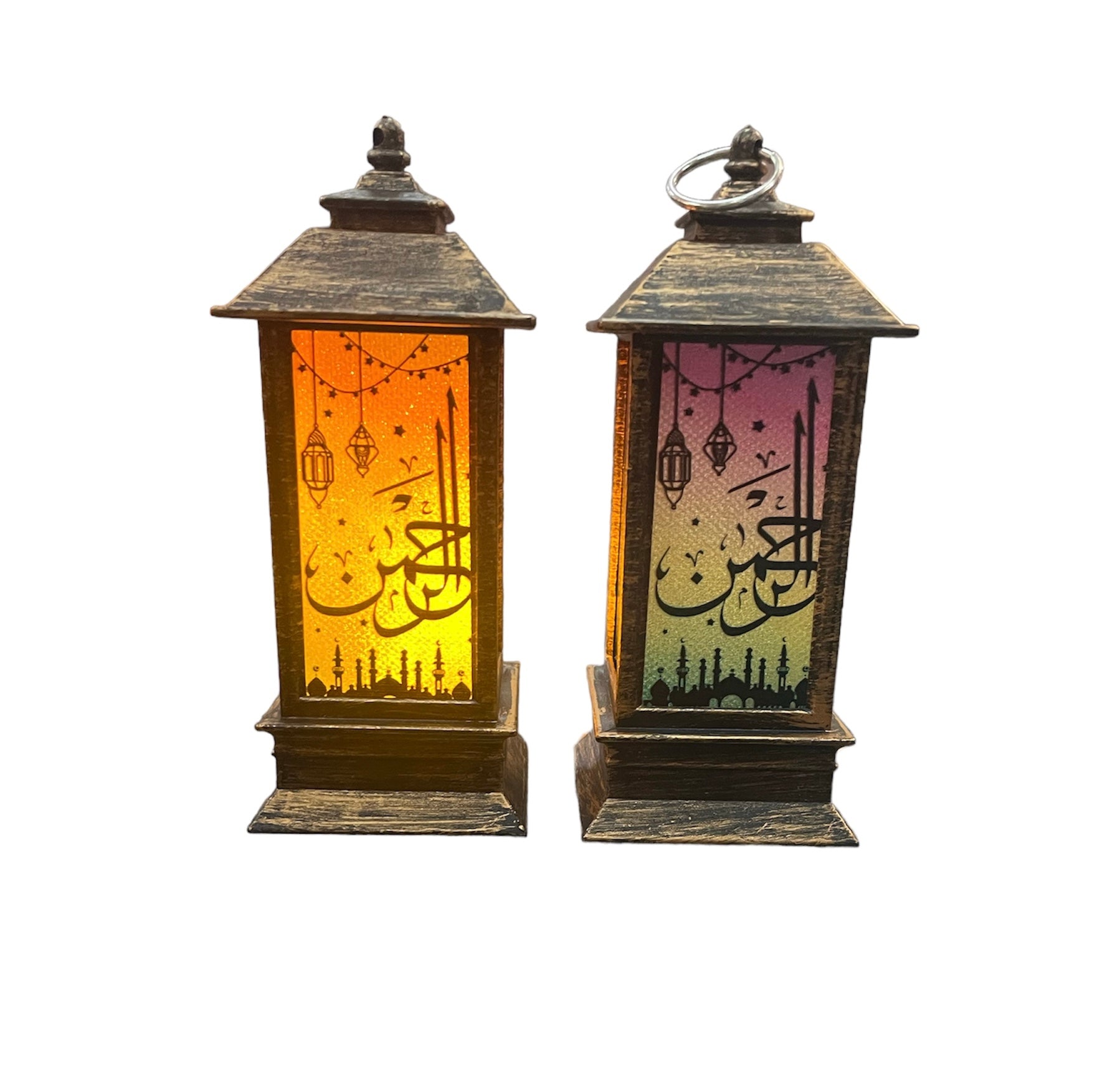 Mini Ramadan Lantern/ Fanoos with LED Lights