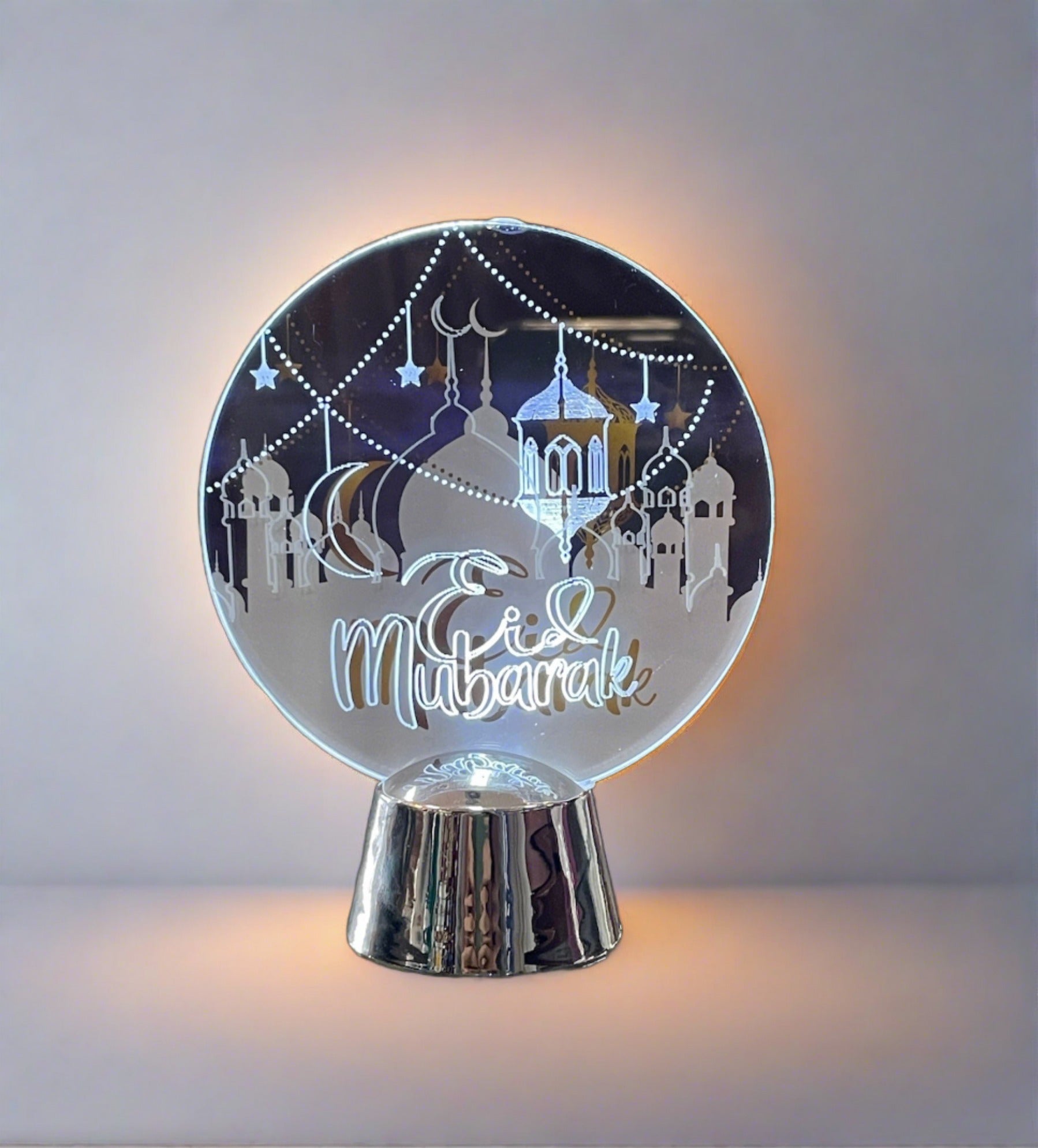 Ramadan and Eid Mubarak Light Up Table Stand Displays