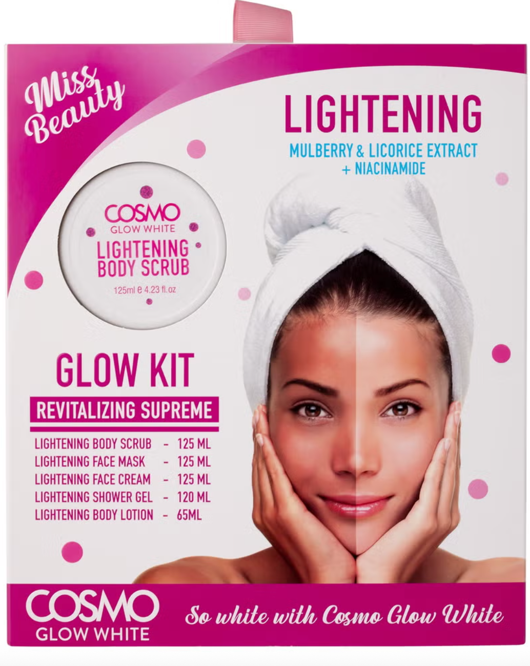 Cosmo Glow White Lightening Miss Beauty Glow Kit – Khan El  display picture 1