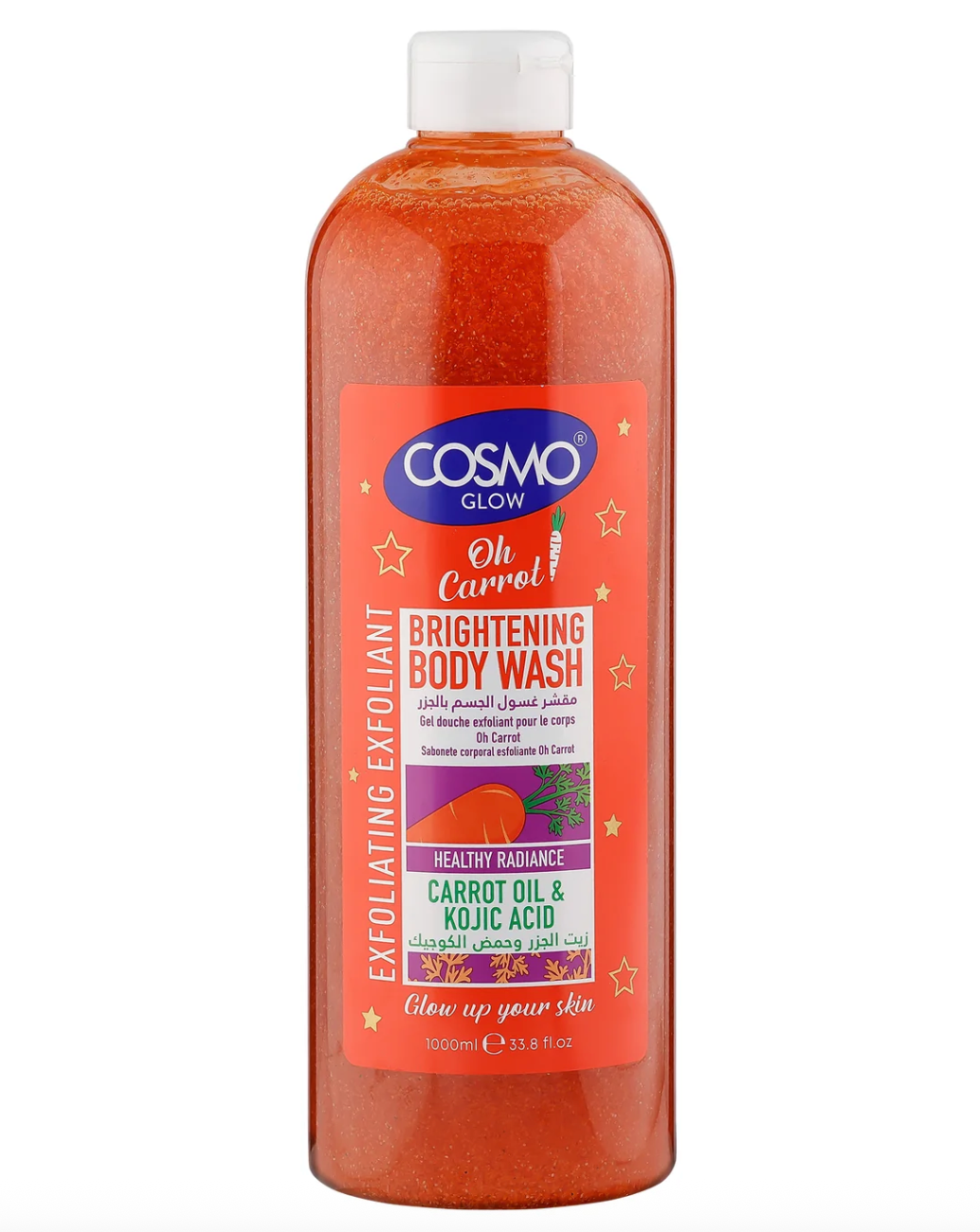 Cosmo Glow Oh Carrot! Brightening Exfoliating Body Wash 1000ml