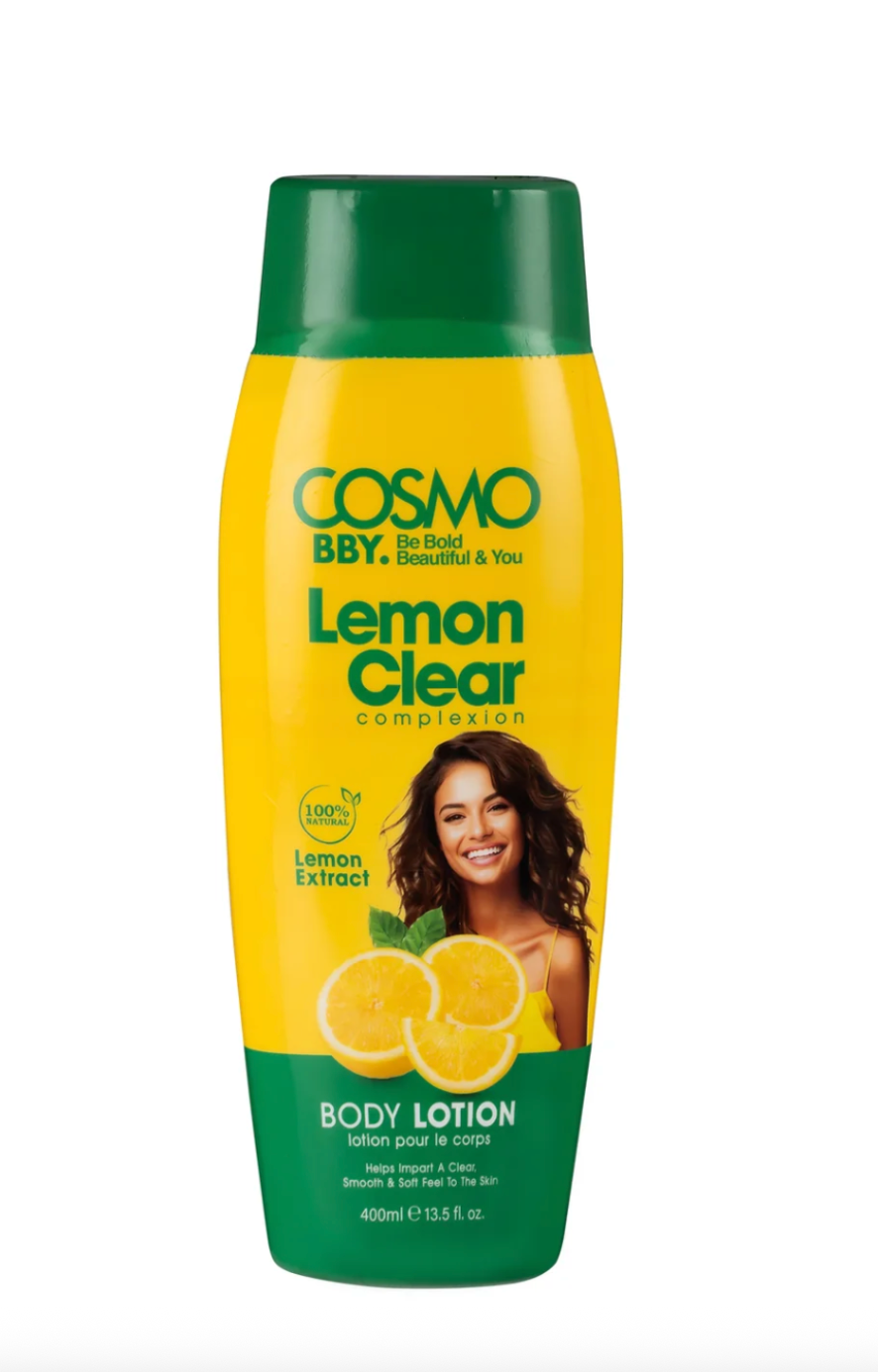 Cosmo Lemon Clear BBY Body Lotion 400ml – Khan El Khalili Warehouse