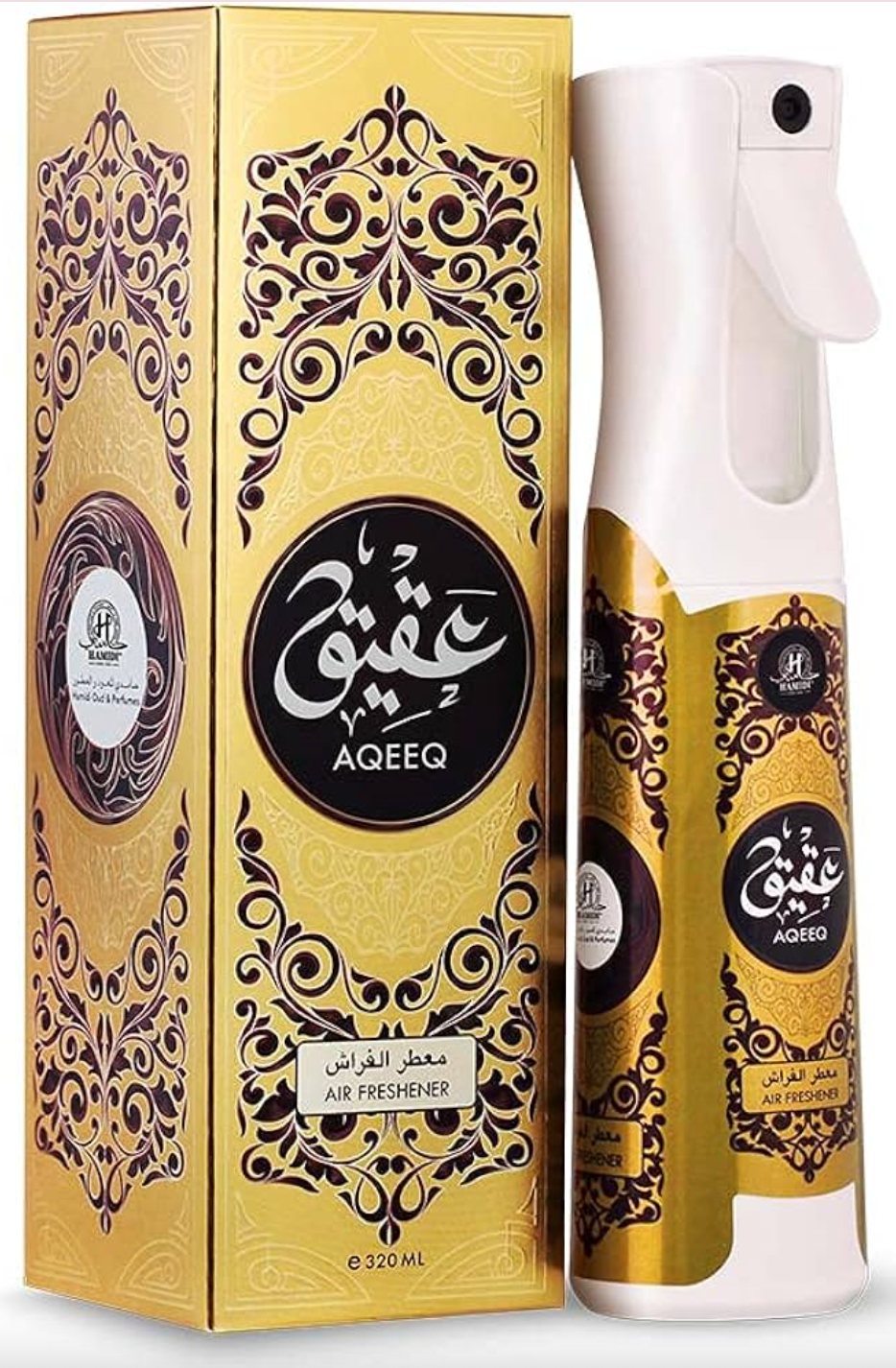 Aqeeq Air Freshener 320ml by Hamidi