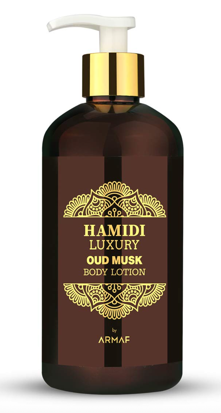 Luxury Oud Musk Body Lotion 500ml by Hamidi