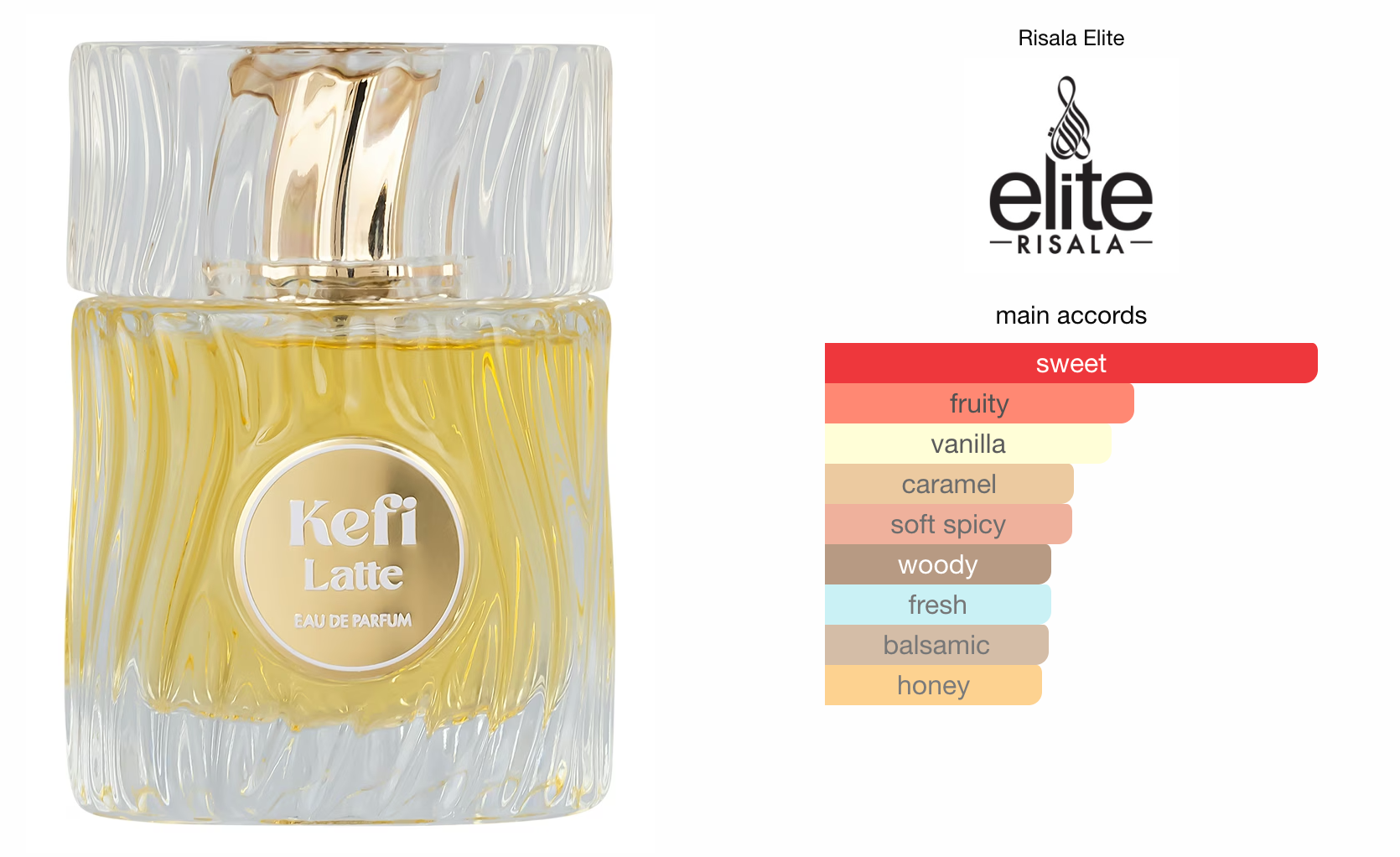 Kefi Latte (100ml) Risala Elite Perfume Spray by Risala