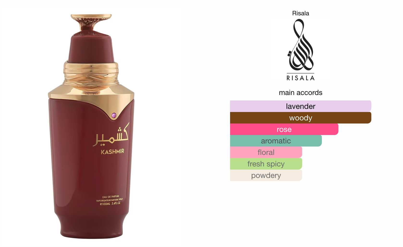Kashmir EDP (100ml) Perfume Spray by Risala