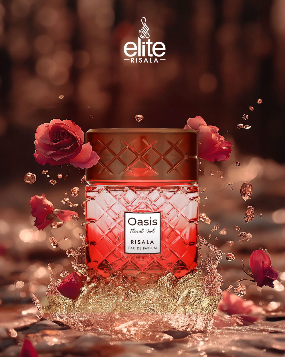 Oasis Floral Oud (100ml) Risala Elite Perfume Spray by Risala
