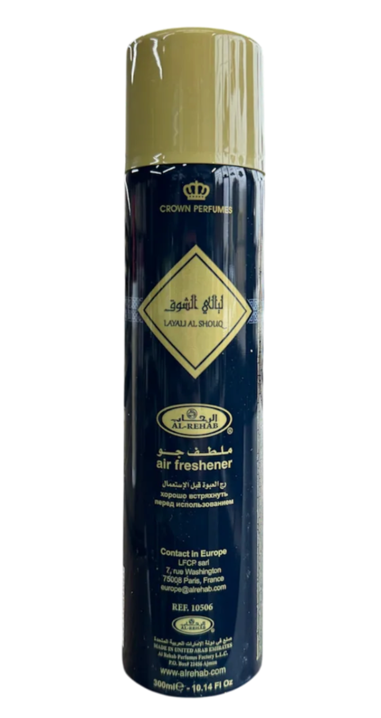 Layali Al Shouq 300ml Air Freshener By Al Rehab