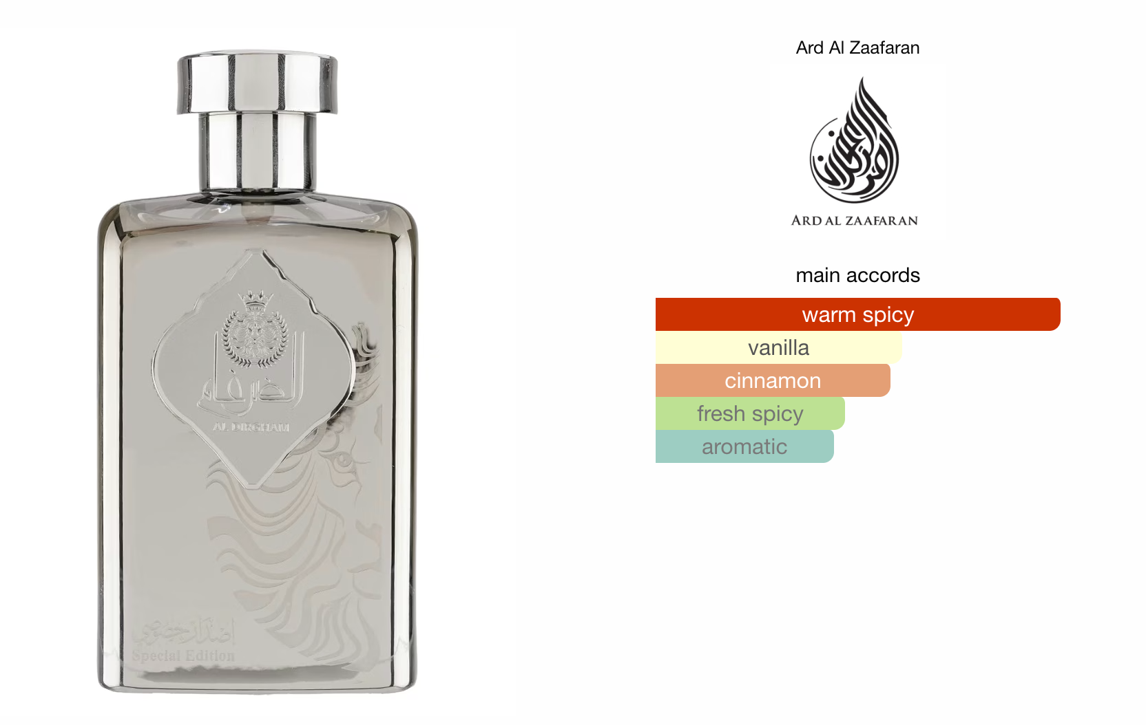 Al Dirgham Special Edition EDP (100ml) perfume spray by Ard Al Zaafaran