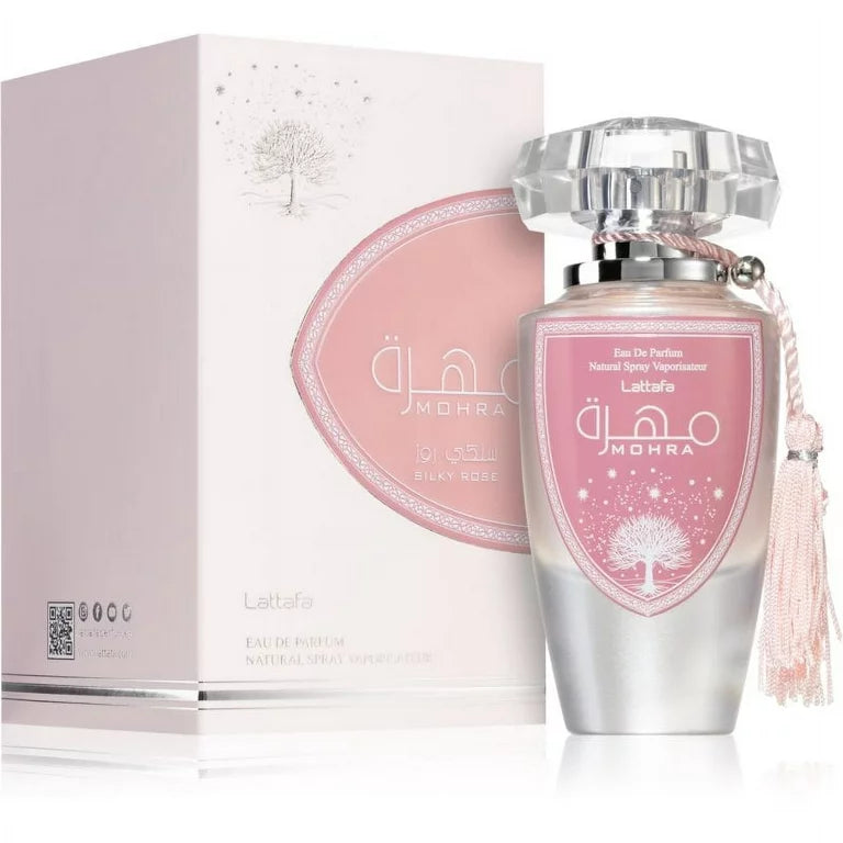 Mohra Silky Rose EDP (100ml) perfume spray by Lattafa