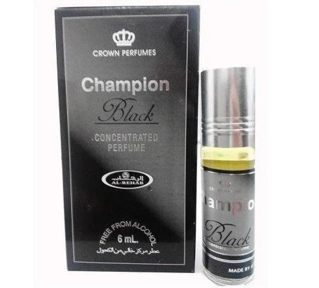 Champion Black roll on oil (6ml) by Al Rehab | Khan El Khalili