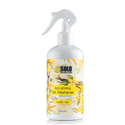 SOLO Collection- Vanilla Elixir Air Fresheners 500ml