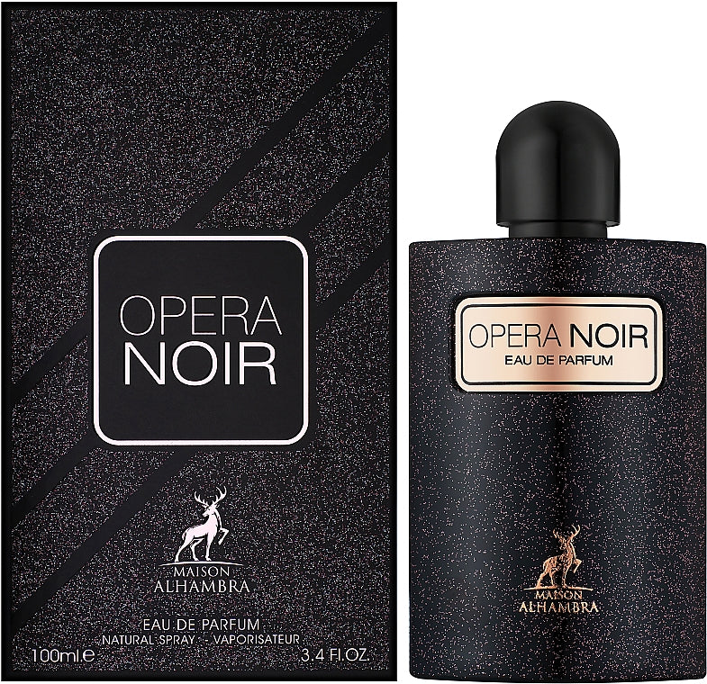 Opera Noir EDP (100ml) perfume spray by Lattafa (Maison Al Hambra)