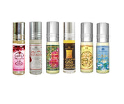 Al Rehab assorted 6 Pack Roll on Perfume Oils - Floral Scents