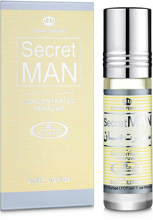 Clever Man Al-Rehab Parfümöl Roll-On Set – 6x 6ml, Frisch-würziger Duft Mit Zitrus & Holznoten