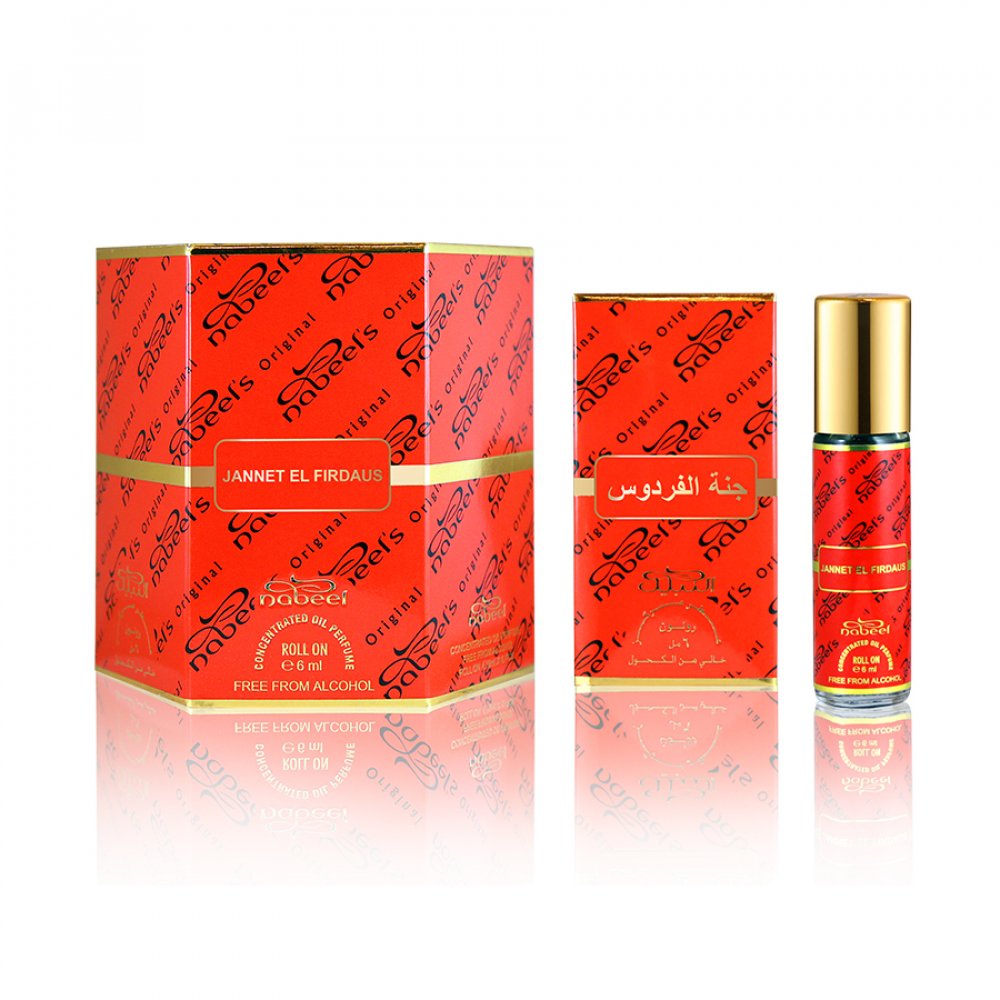 Jannet El Firdaus Roll on oil (6ml) perfume oil by Nabeel | Khan El Khalili