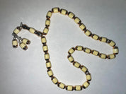 Tasbeeh/Tasbih- Metallic Plastic Pill-Shape