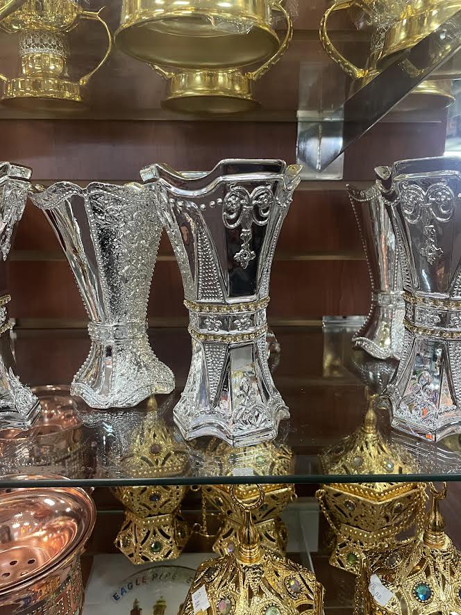 Small Silver Charcoal Incense Burner (Traditional Style)