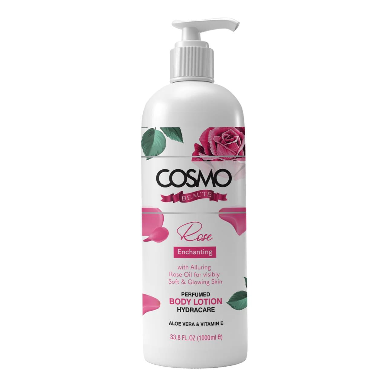 Cosmo Beauté Rose Body Lotion 1000ml