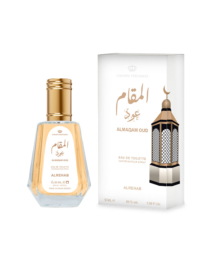 Almaqam Oud (50ml) Spray Perfume by Al Rehab